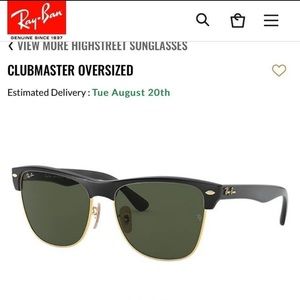 Ray-Ban Clubmaster Oversized